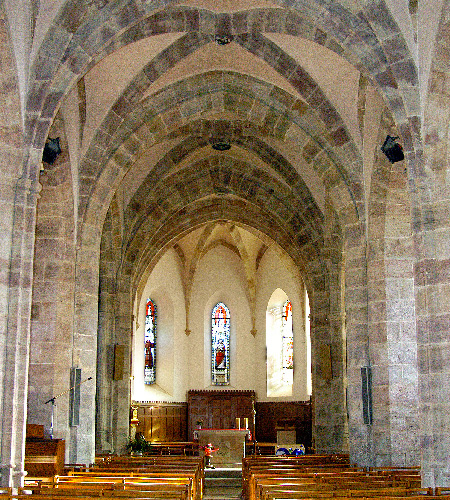 Interieur de l'église Saint-Maurice